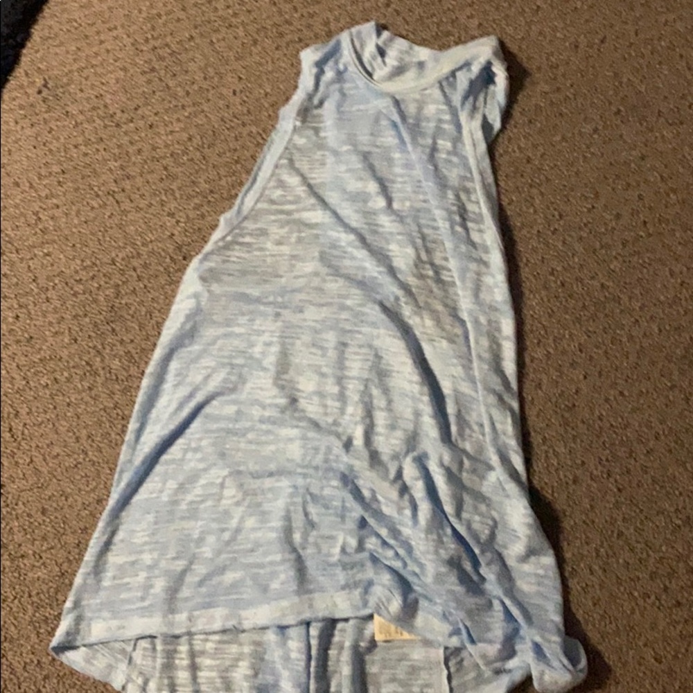 Free people light blue tank